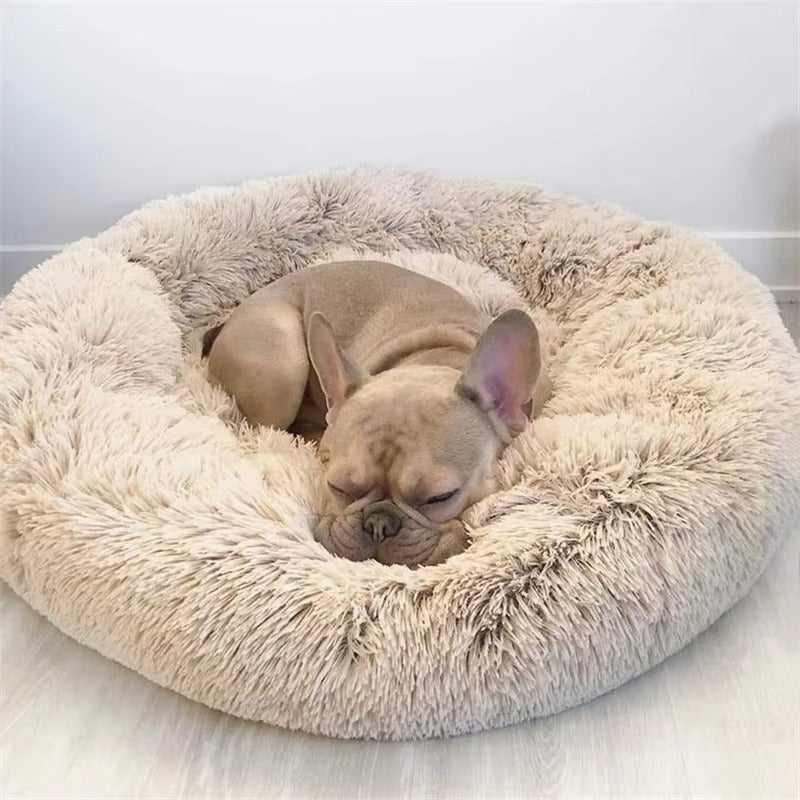 Calming Dog & Cat Bed, Donut Warm Cuddler