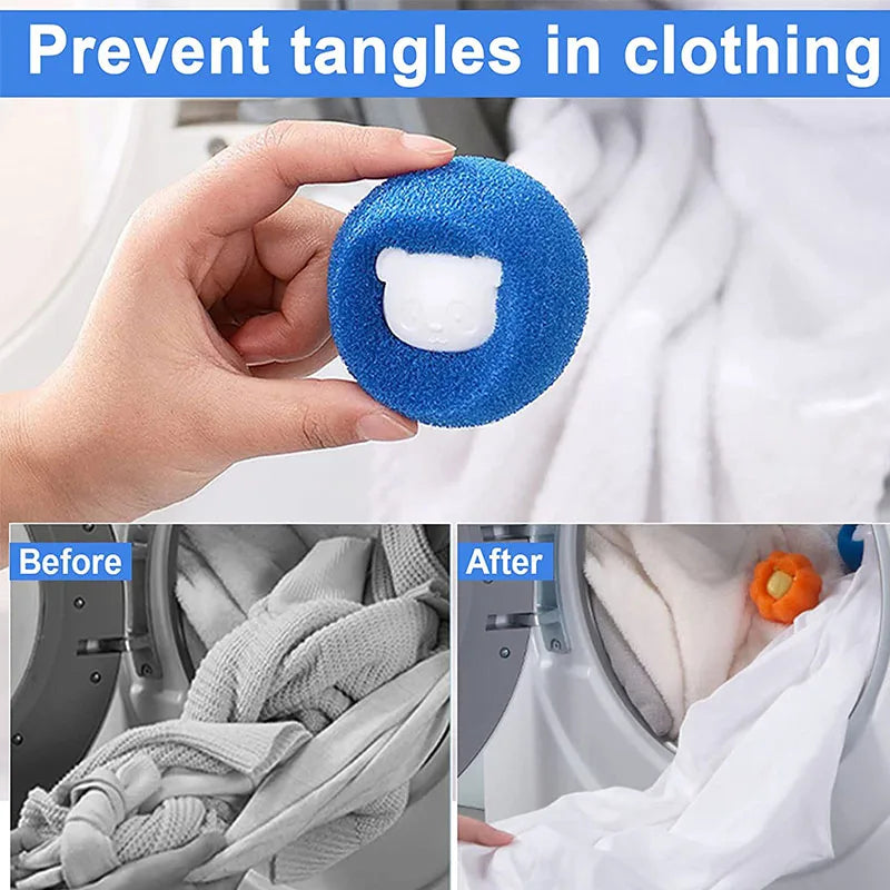 Pet Hair Remover Reusable Ball Laundry Washing Machine Filter 