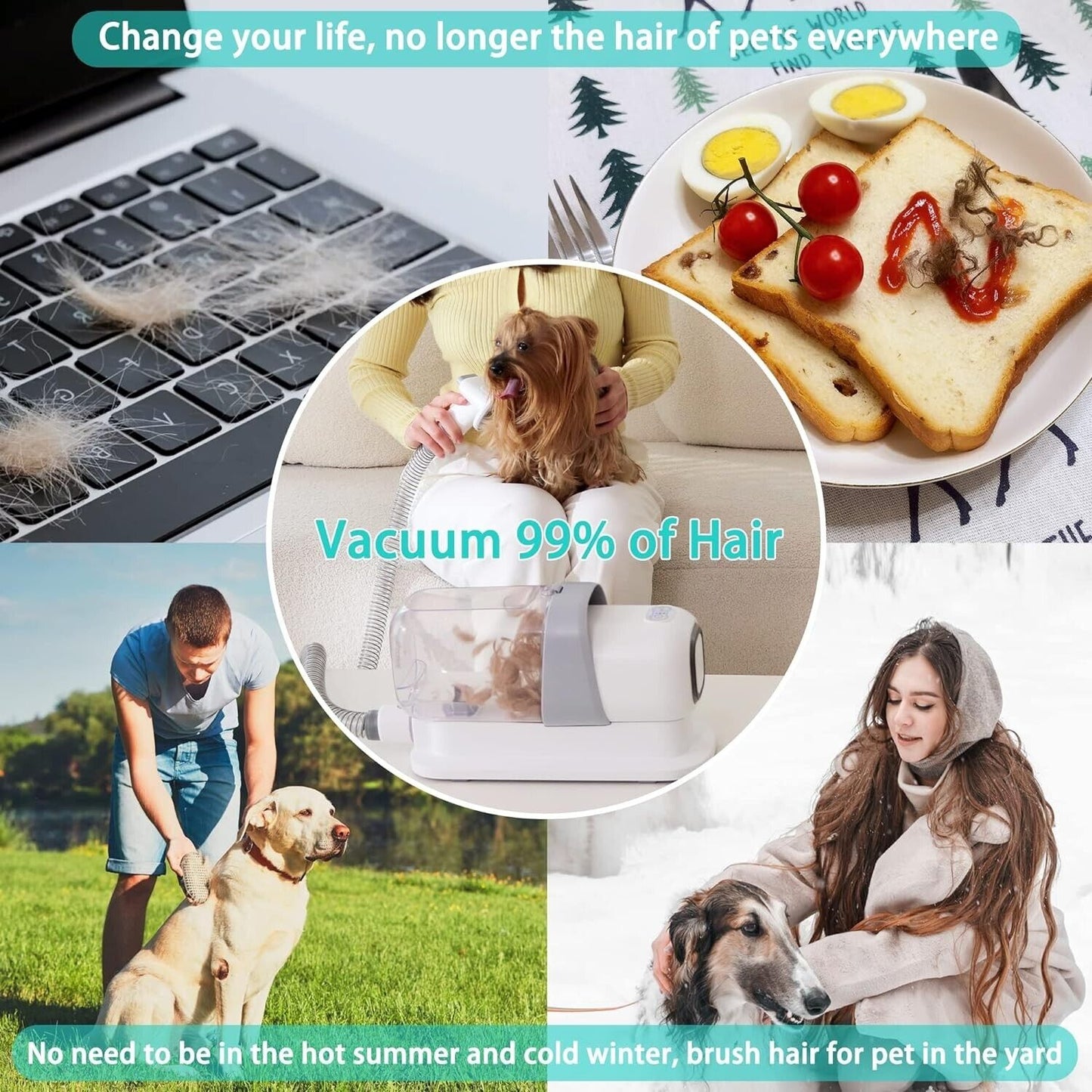 "Dog Grooming Vacuum