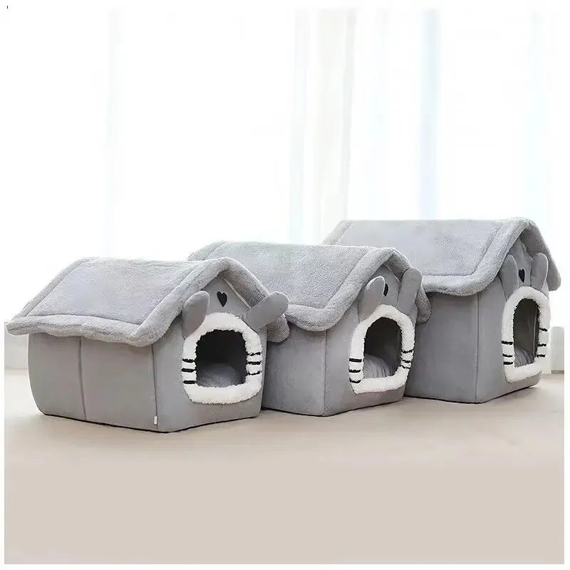 Indoor Warm Pet House - with Removable Cushion