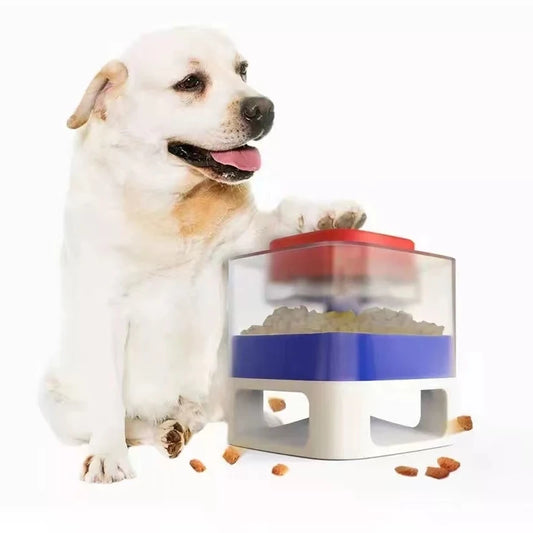 Pet Slow Feeder Automatic Food Dispenser - Interactive Pet Feeder