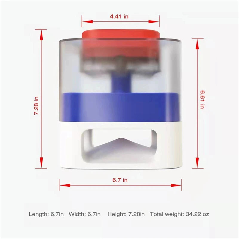 Pet Slow Feeder Automatic Food Dispenser - Interactive Pet Feeder