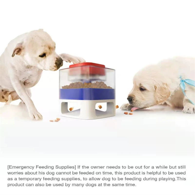 Pet Slow Feeder Automatic Food Dispenser - Interactive Pet Feeder