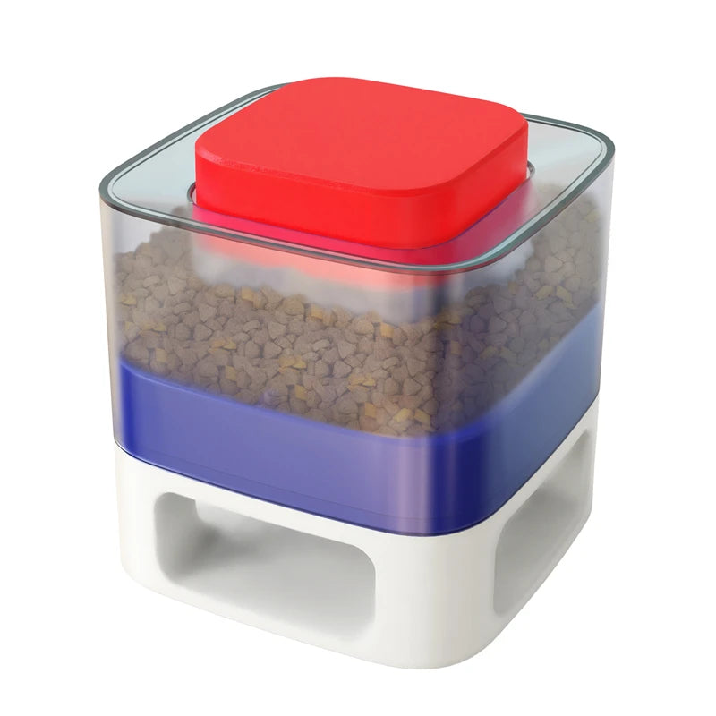 Pet Slow Feeder Automatic Food Dispenser - Interactive Pet Feeder