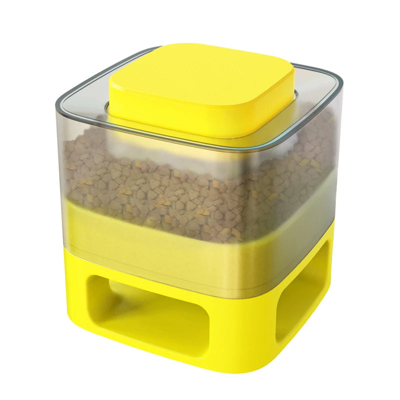 Pet Slow Feeder Automatic Food Dispenser - Interactive Pet Feeder