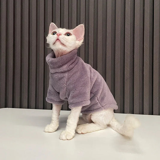 Turtleneck Cat Sweater 