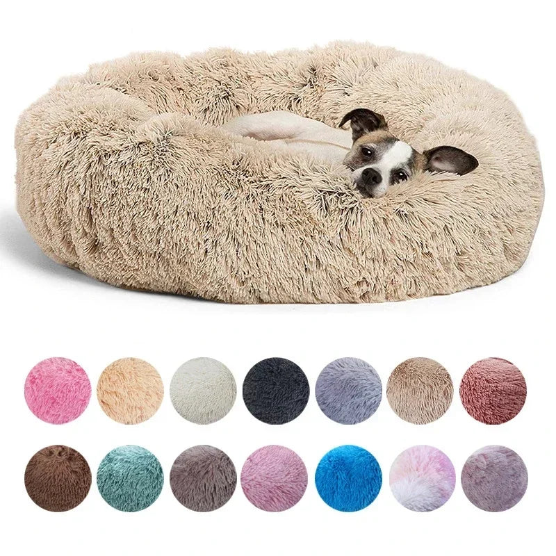 Calming Dog & Cat Bed, Donut Warm Cuddler