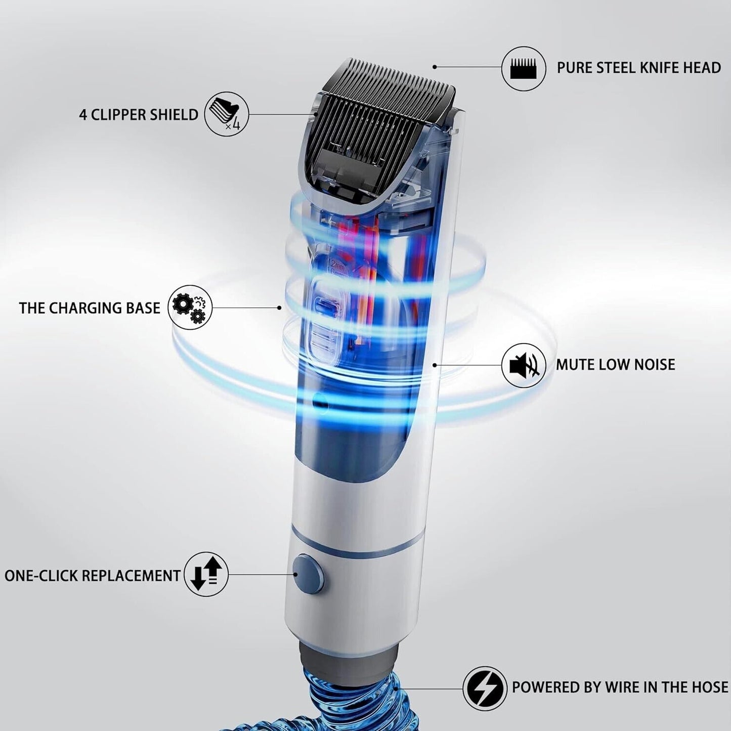 "Dog Grooming Vacuum