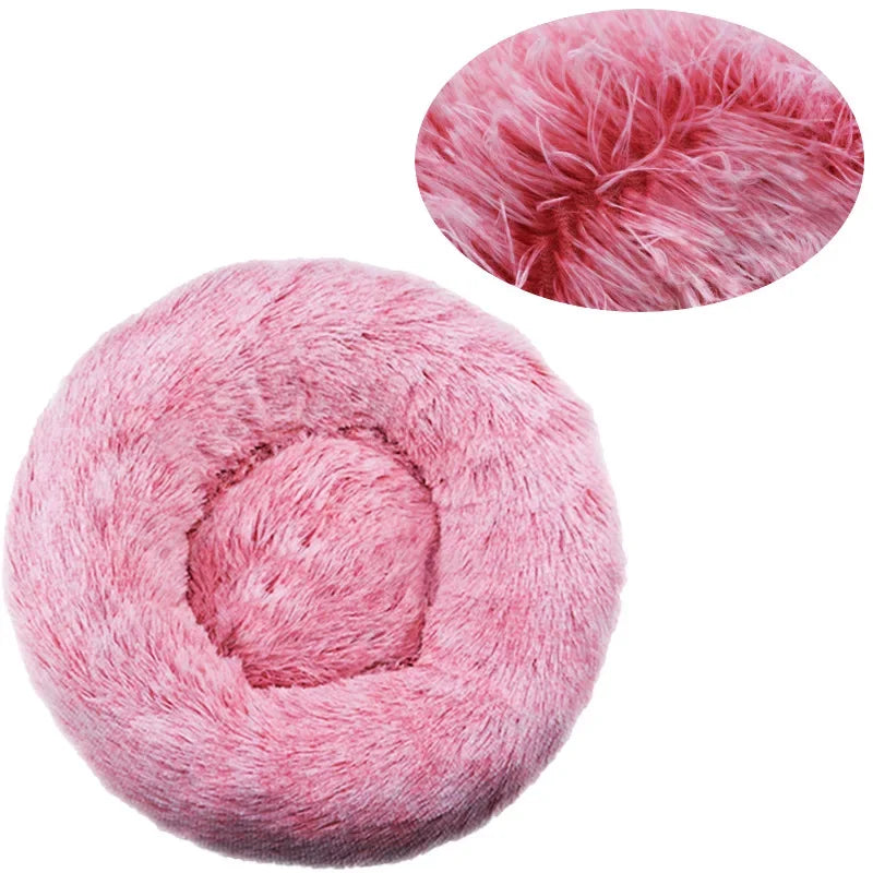 Calming Dog & Cat Bed, Donut Warm Cuddler