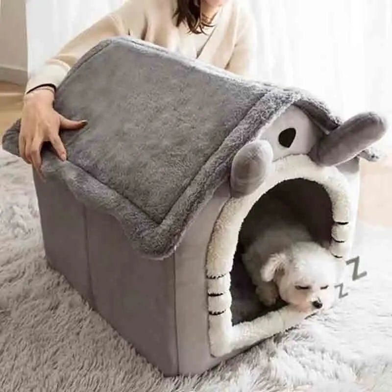 Indoor Warm Pet House - with Removable Cushion